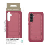 Quikcell Samsung Galaxy S23 FE GRAND ADVOCATE Dual-layer Kickstand Case Desert Pink