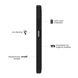 Quikcell Moto G power 5G (2024) GRAND ADVOCATE Dual-layer Kickstand Case Navy Blue