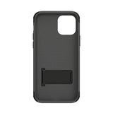 Quikcell Apple iPhone 12 & 12 PRO ADVOCATE Dual-Layer Kickstand Case Armor Black
