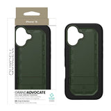 Quikcell Apple iPhone 16 GRAND ADVOCATE Dual-layer Kickstand Case Army Green