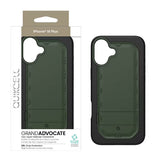 Quikcell Apple iPhone 16 Plus GRAND ADVOCATE Dual-layer Kickstand Case Army Green