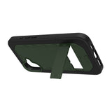 Quikcell Apple iPhone 16 Plus GRAND ADVOCATE Dual-layer Kickstand Case Army Green