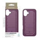 Quikcell Apple iPhone 16 Plus GRAND ADVOCATE Dual-layer Kickstand Case Royal Purple