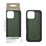 Quikcell Apple iPhone 16 Pro Max GRAND ADVOCATE Dual-layer Kickstand Case Army Green