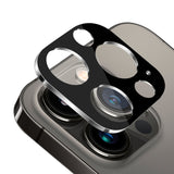 iPhone 13 Pro Max Camera Lens Colored Edge Tempered(2.5D) - Black