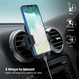 Quikcell   DRIVEDOCK 3-in-1 Car Mount Black