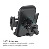 Quikcell   DRIVEDOCK 3-in-1 Car Mount Black