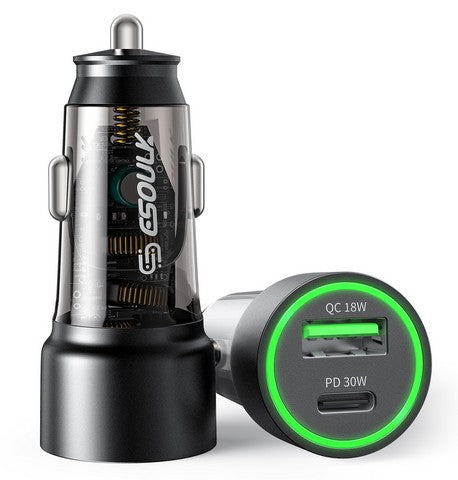 Esoulk PD30W + QC18W CAR CHARGER