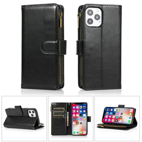 DELUXE WALLET CASE FOR SAM S24 ULTRA BLACK