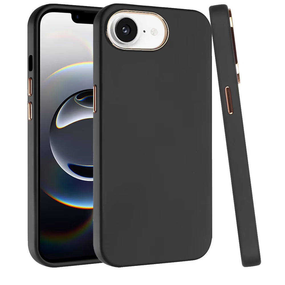 HYBRID BLACK CASE FOR IPHONE 16E BLACK