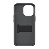 Quikcell Apple iPhone 13 Pro Max ADVOCATE + HOLSTER Dual-layer Kickstand Case Steel Black