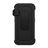 Quikcell Apple iPhone 15 Pro Max GRAND ADVOCATE + HOLSTER Kickstand Case Armor Black