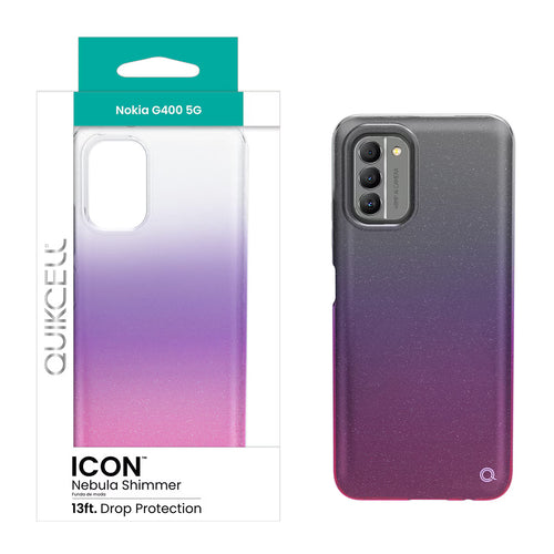 Quikcell Nokia G400 5G ICON Fashion Case Nebula Shimmer