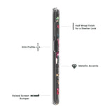 Quikcell Samsung Galaxy A23 5G ICON Fashion Case Wildflower Bouquet