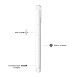 Quikcell Apple iPhone 14 Plus ICON Fashion Case Silver Shimmer