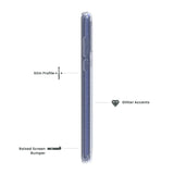 Quikcell Moto G PLAY 2023 ICON Fashion Case Silver Shimmer