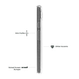 Quikcell Google Pixel 6a ICON Fashion Case Silver Shimmer