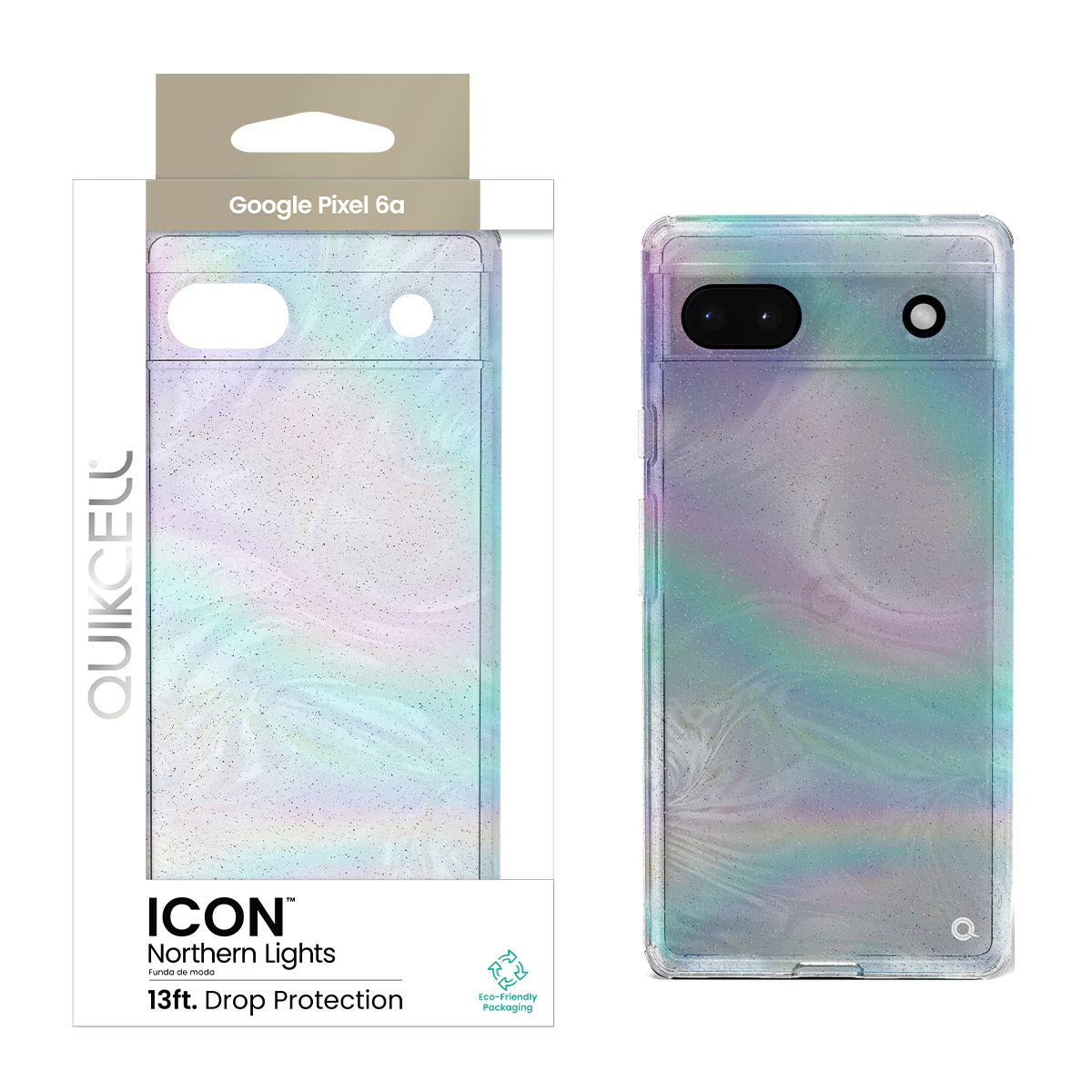 Quikcell Google Pixel 6a ICON Fashion Case Nothern Lights