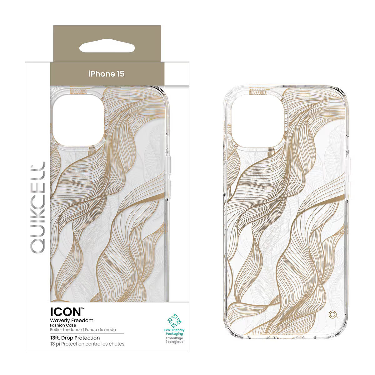 Quikcell Apple iPhone 15 ICON Fashion Case Waverly Freedom
