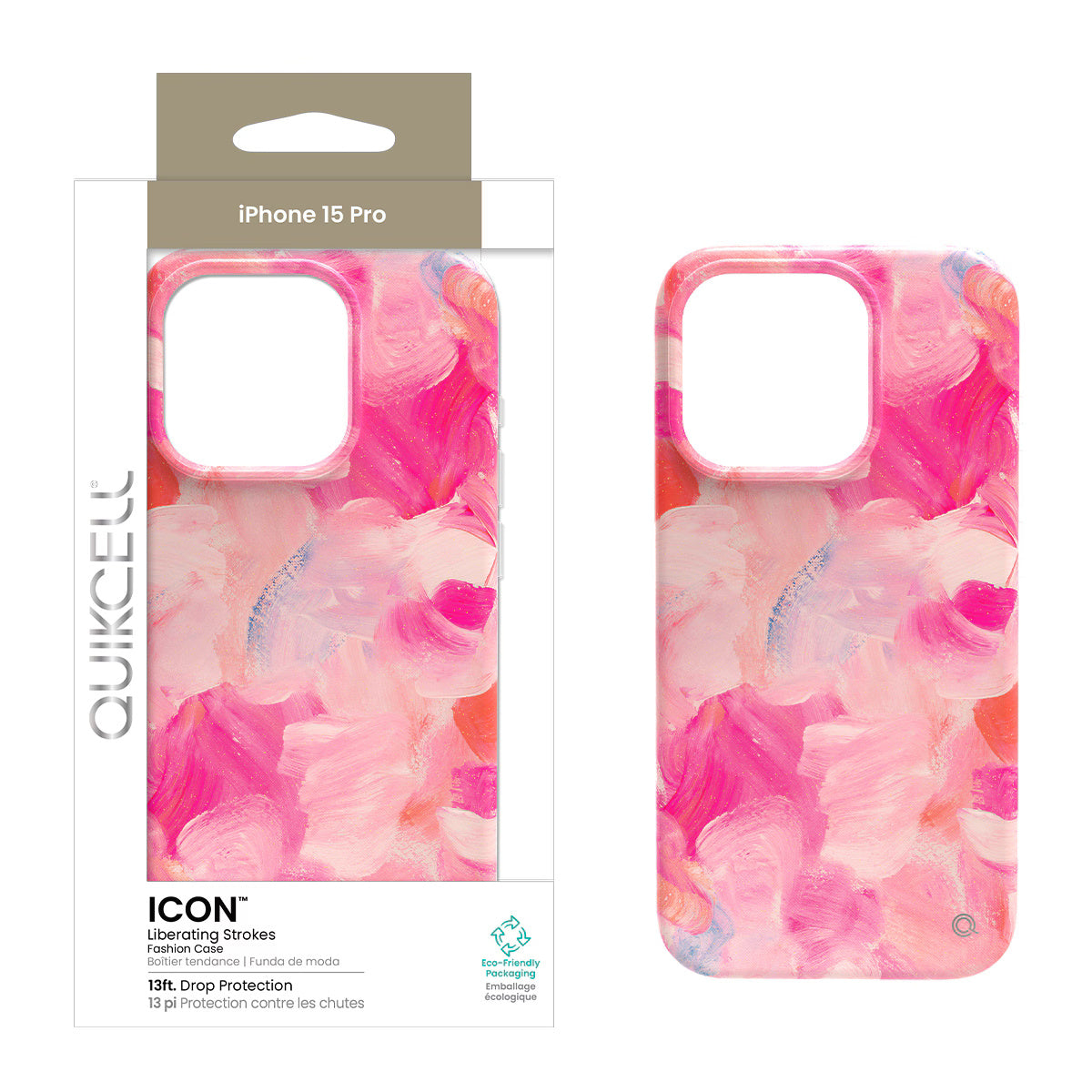 Quikcell Apple iPhone 15 Pro ICON Fashion Case Liberating Strokes