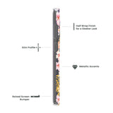 Quikcell Samsung Galaxy S23 FE ICON Fashion Case Roseate Bouquet