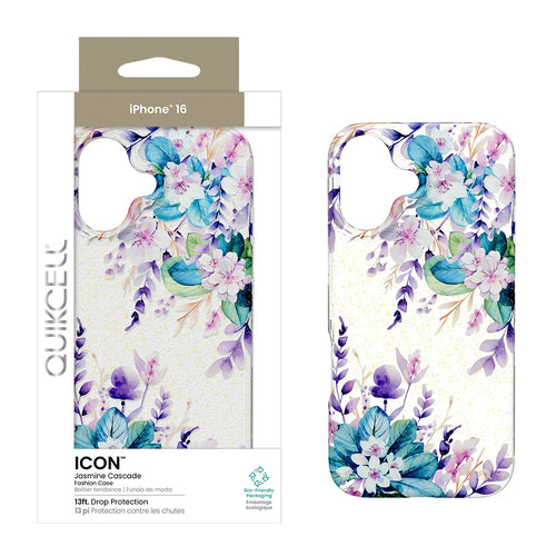 Quikcell Apple iPhone 16 ICON Fashion Case Jasmine Cascade