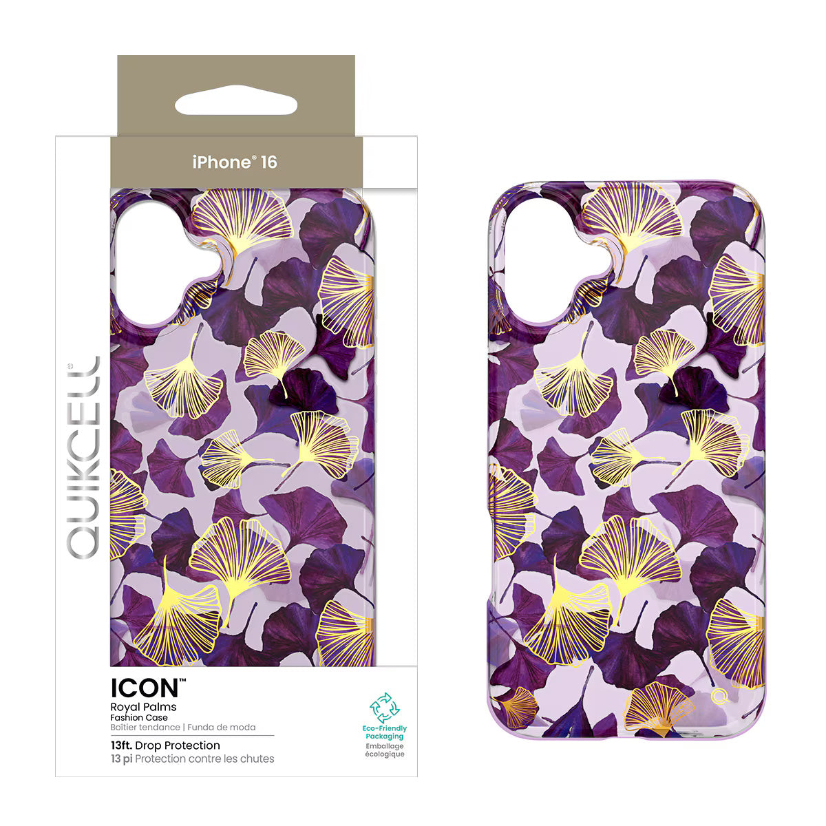 Quikcell Apple iPhone 16 ICON Fashion Case Royal Palms