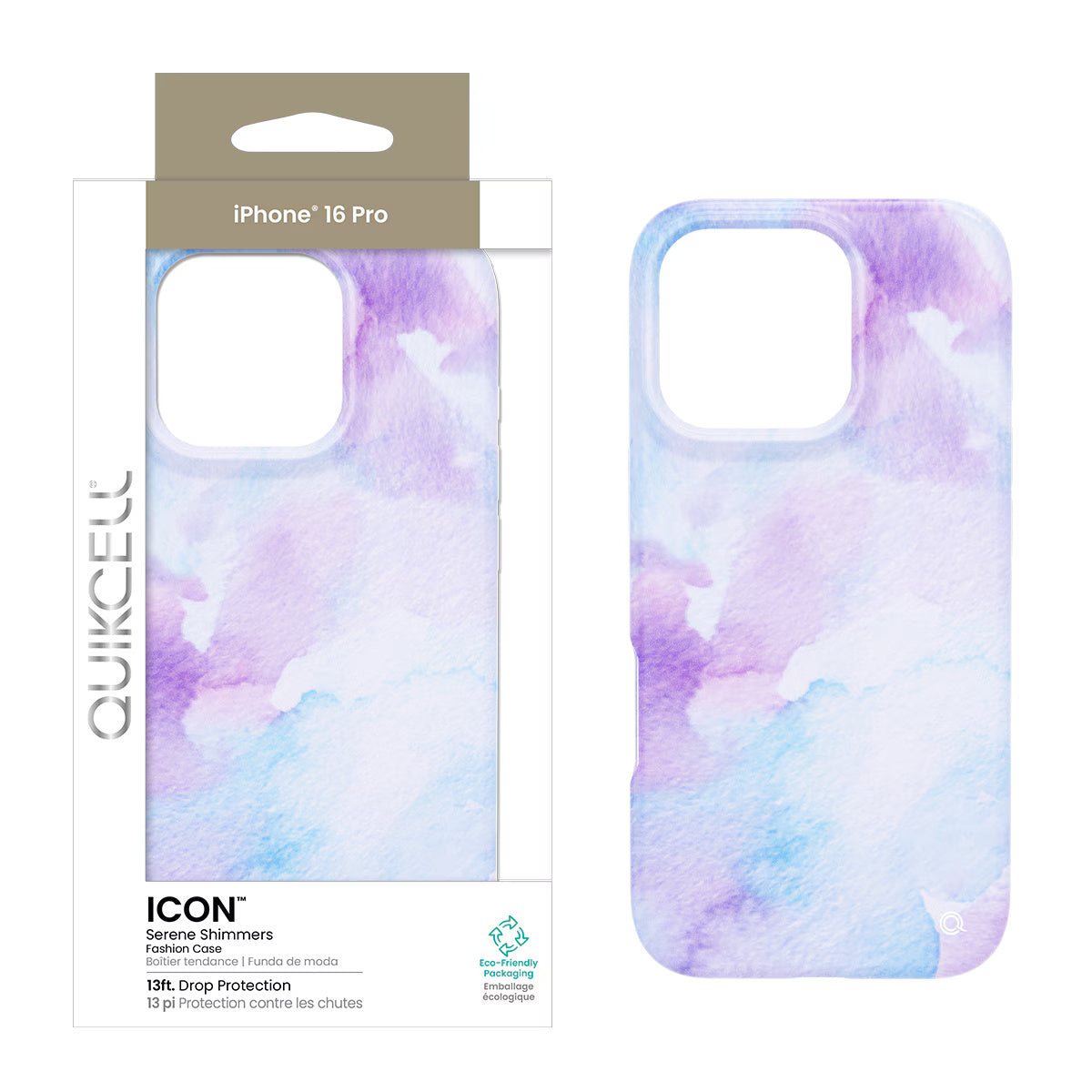 Quikcell Apple iPhone 16 Pro ICON Fashion Case Serene Shimmers