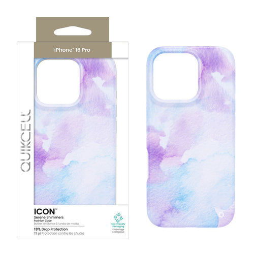 Quikcell Apple iPhone 16 Pro ICON Fashion Case Serene Shimmers