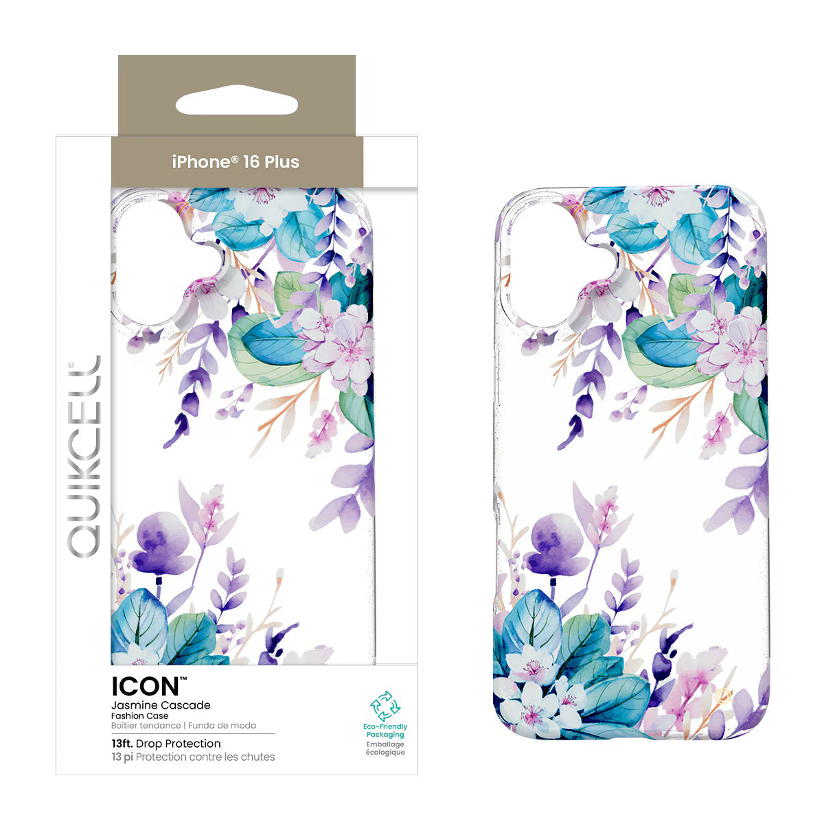 Quikcell Apple iPhone 16 Plus ICON Fashion Case Jasmine Cascade