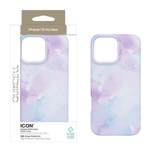 Quikcell Apple iPhone 16 Pro Max ICON Fashion Case Serene Shimmers