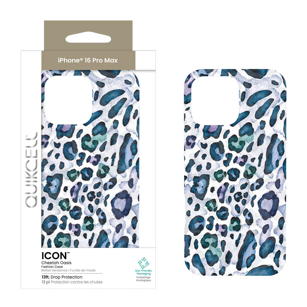 Quikcell Apple iPhone 16 Pro Max ICON Fashion Case Cheetah Oasis