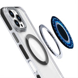 iPhone 16 Pro Max 6.9 inch MagSonic Camera Bracket Stand Magnetic Ring Circle Hybrid - Black
