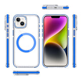 iPhone 13/14 MagSonic Camera Bracket Stand Magnetic Ring Circle Hybrid - Blue