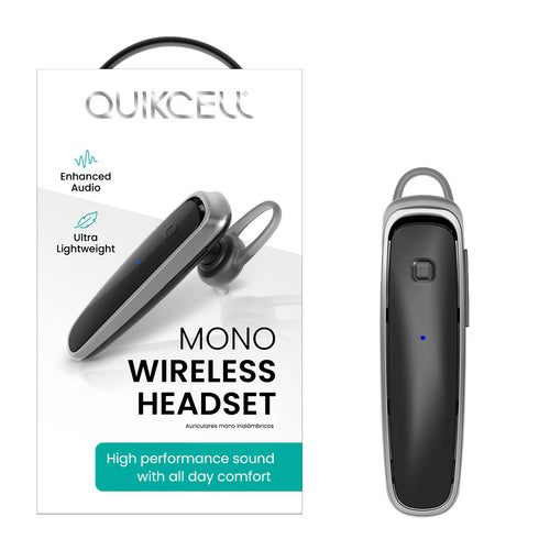 Quikcell   MONO Wireless In-Ear Headset Black