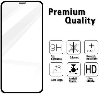 SAMSUNG GALAXY S23 Full Glue Screen Protector, Black Edge Border