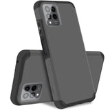 Revvl 6 Pro 5G Tough Strong Hybrid (Magnet Mount Friendly) Case Cover - Charcoal Grey