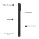 Quikcell Apple iPhone 14, Apple iPhone 16e ULTRA OPERATOR Rugged Protective Case Armor Black