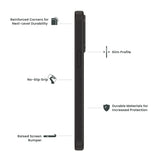 Quikcell Apple iPhone 14 Pro ULTRA OPERATOR Rugged Protective Case Armor Black