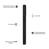 Quikcell Apple iPhone 15 ULTRA OPERATOR Rugged Protective Case Armor Black