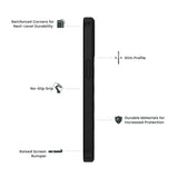 Quikcell Apple iPhone 15 Plus ULTRA OPERATOR Rugged Protective Case Armor Black