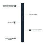 Quikcell Samsung Galaxy A15 5G Ultra OPERATOR Case Navy Blue