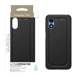 Quikcell Moto G Play - 2024 ULTRA OPERATOR Rugged Protective Case Armor Black