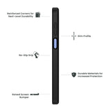 Quikcell Moto G Play - 2024 ULTRA OPERATOR Rugged Protective Case Armor Black