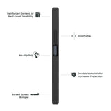 Quikcell TCL 50 XL 5G ULTRA OPERATOR Rugged Protective Case Armor Black