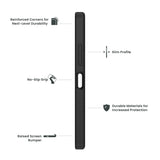 Quikcell T-Mobile REVVL 7 5G ULTRA OPERATOR Rugged Protective Case Armor Black