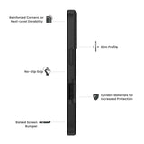 Quikcell Apple iPhone 16 ULTRA OPERATOR Rugged Protective Case Armor Black