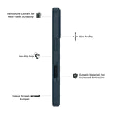 Quikcell Apple iPhone 16 ULTRA OPERATOR Rugged Protective Case Navy Blue