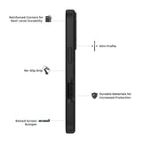 Quikcell Apple iPhone 16 Pro ULTRA OPERATOR Rugged Protective Case Armor Black