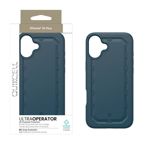Quikcell Apple iPhone 16 Plus ULTRA OPERATOR Rugged Protective Case Navy Blue